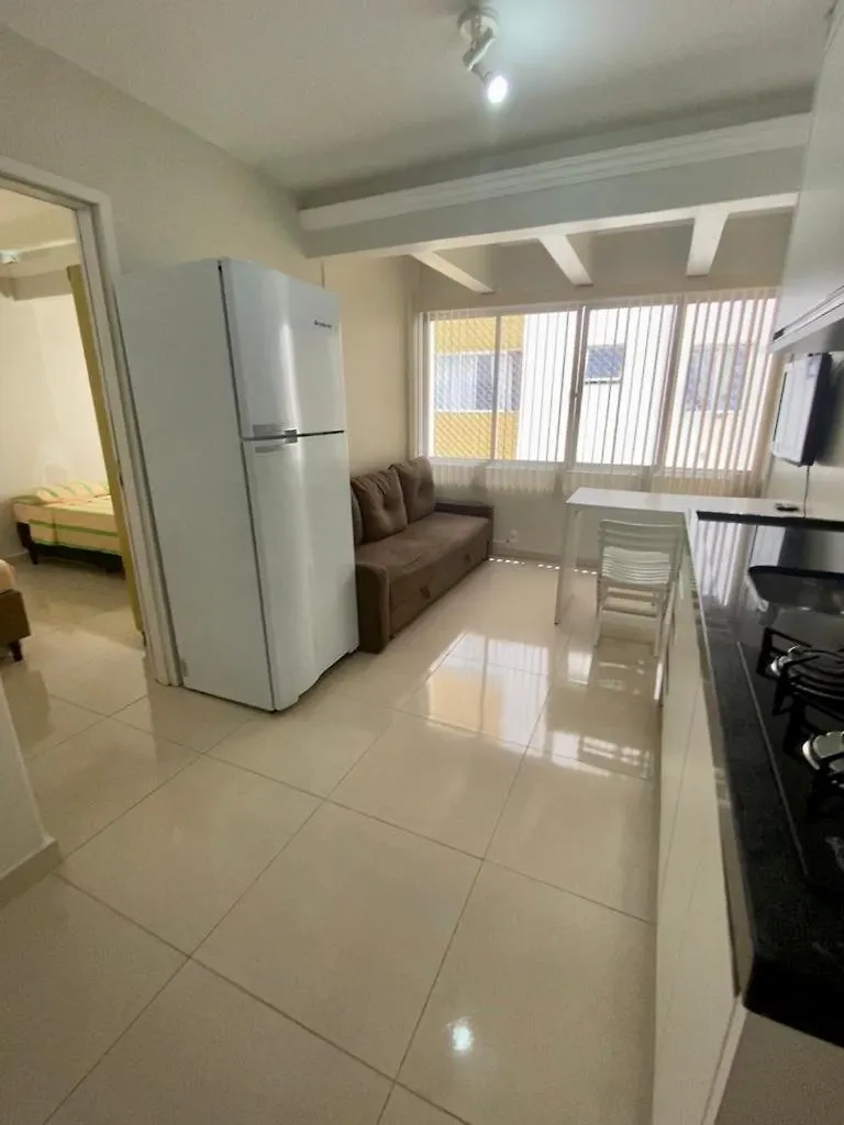 아파트 Ca02- Quadra Do Mar No Calcadao Da Praia Central - Garagem Balneário Camboriú 브라질